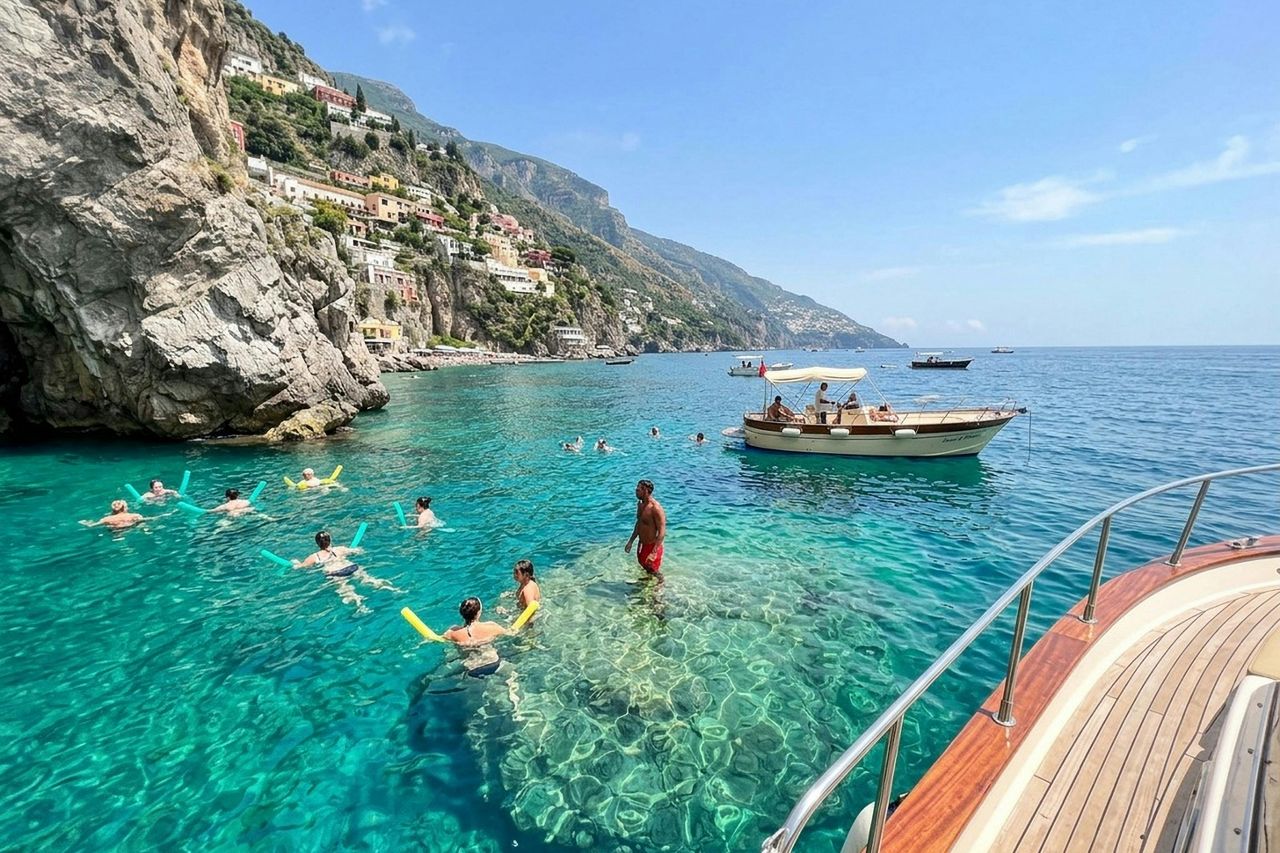 Capri: Tour guidato in barca + bevande + visita alla Grotta Azzurra — 7