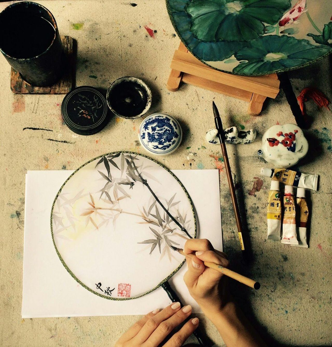 Lezione di Pittura Cinese a Inchiostro