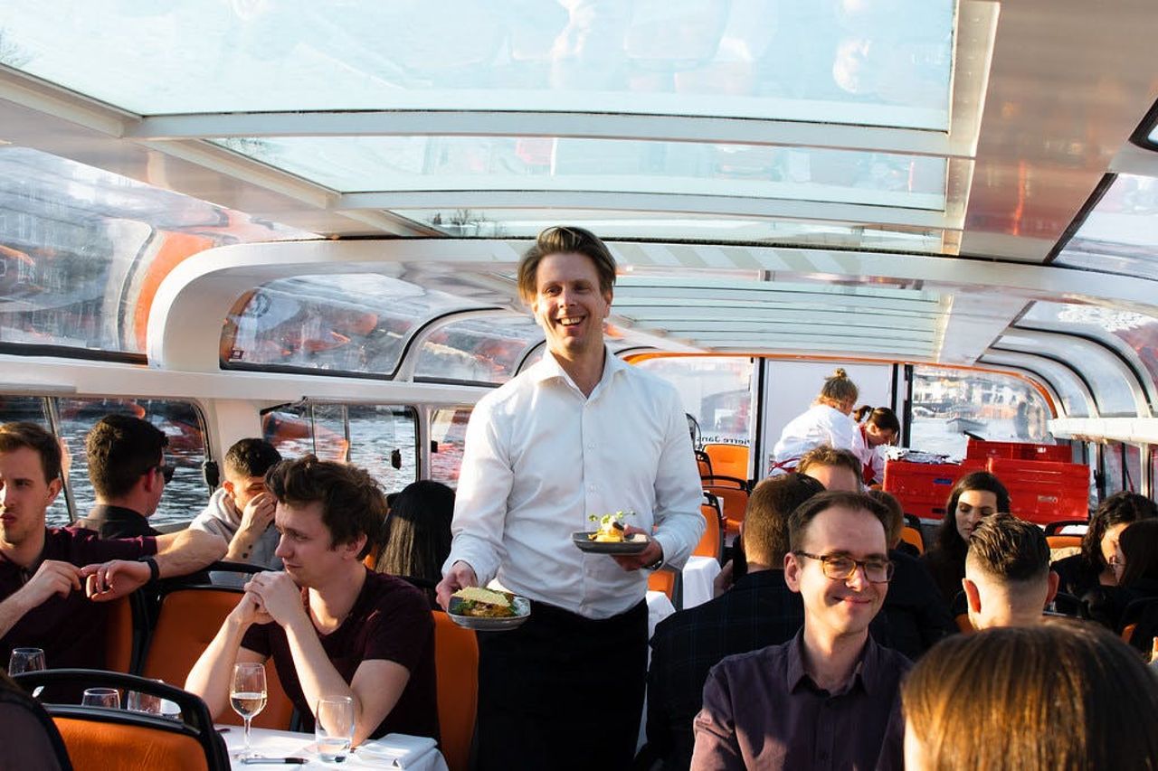 Amsterdam: Tour in barca con cena di 4 portate — 4
