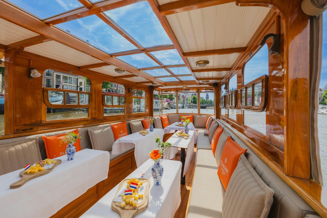 Amsterdam: Flagship Crociera del formaggio e del vino