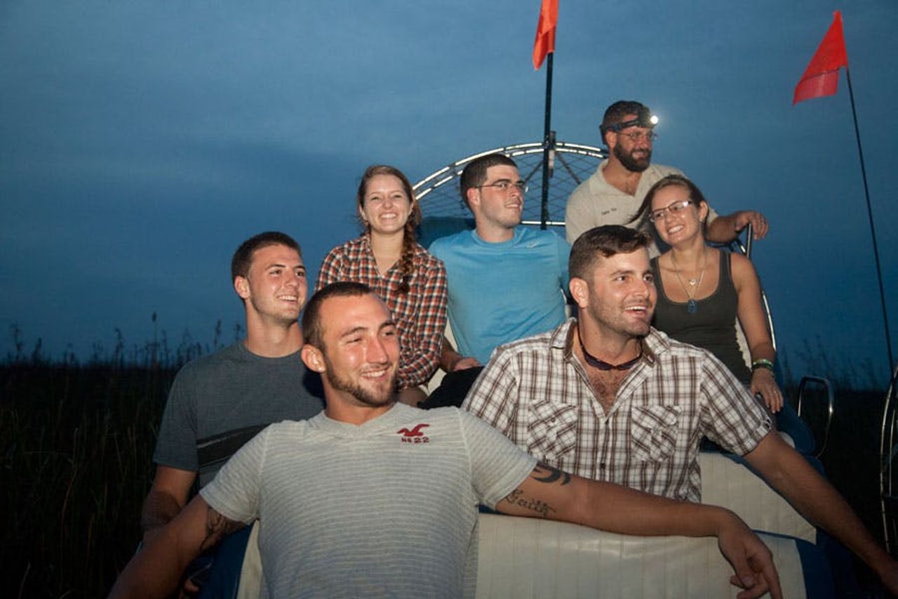 Fort Lauderdale: Avventura in motoscafo nelle Everglades della durata di 60 minuti Gator Nights — 4