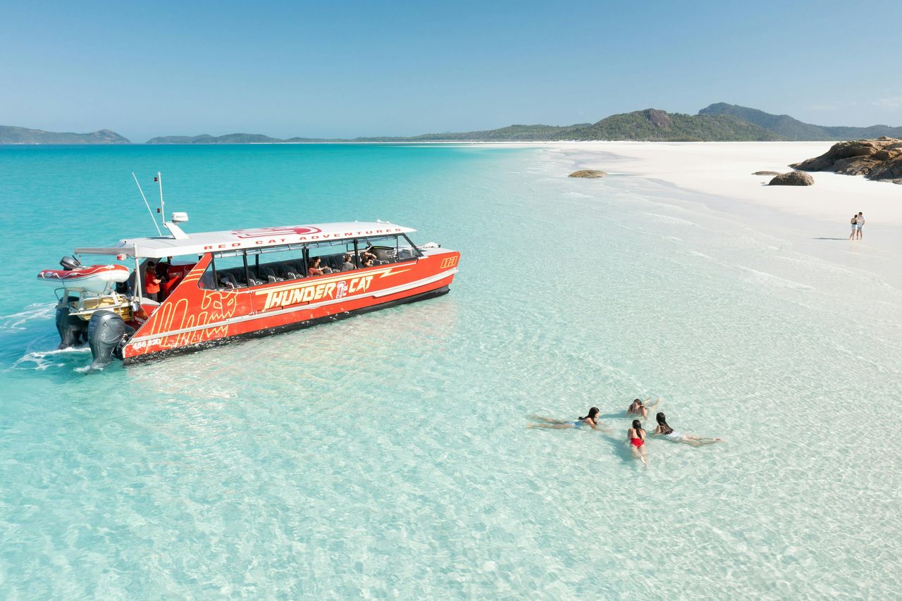 Airlie Beach: Thundercat Whitsundays Tour in giornata tutto compreso + pranzo a buffet