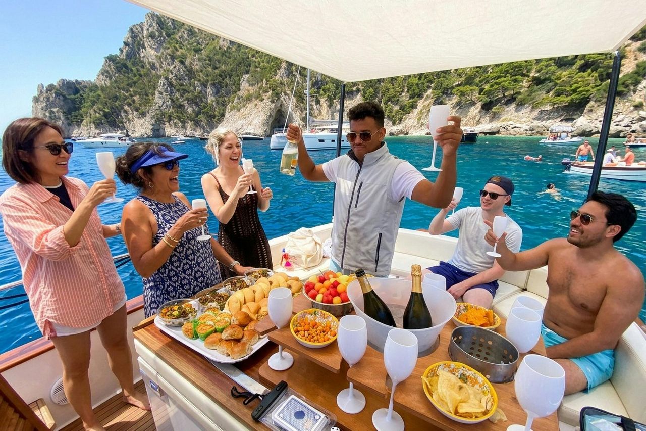 Capri: Tour in barca da Positano + Brunch + Bevande + Snorkeling — 6