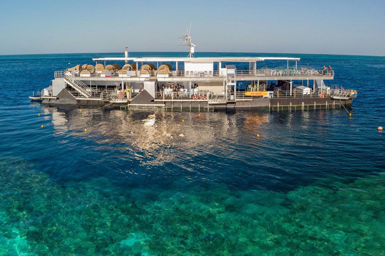 Grande Barriera Corallina: tour di 2 giorni in pontone su Reefsleep da Airlie + pasti
