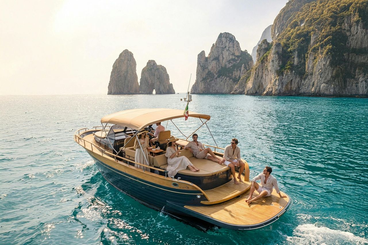 Capri: Tour in barca da Positano + Brunch + Bevande + Snorkeling — 4