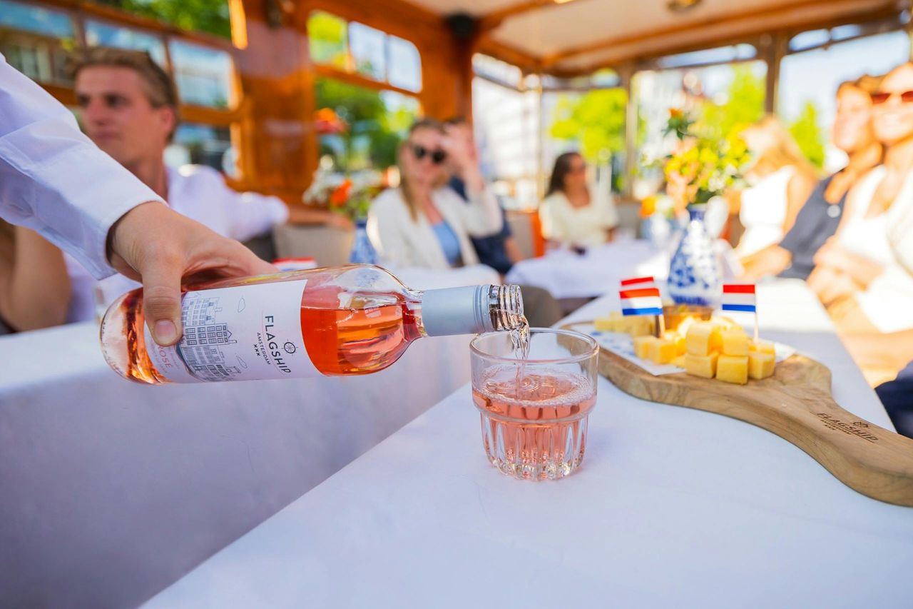 Amsterdam: Flagship Tour in barca con formaggio e vino — 2