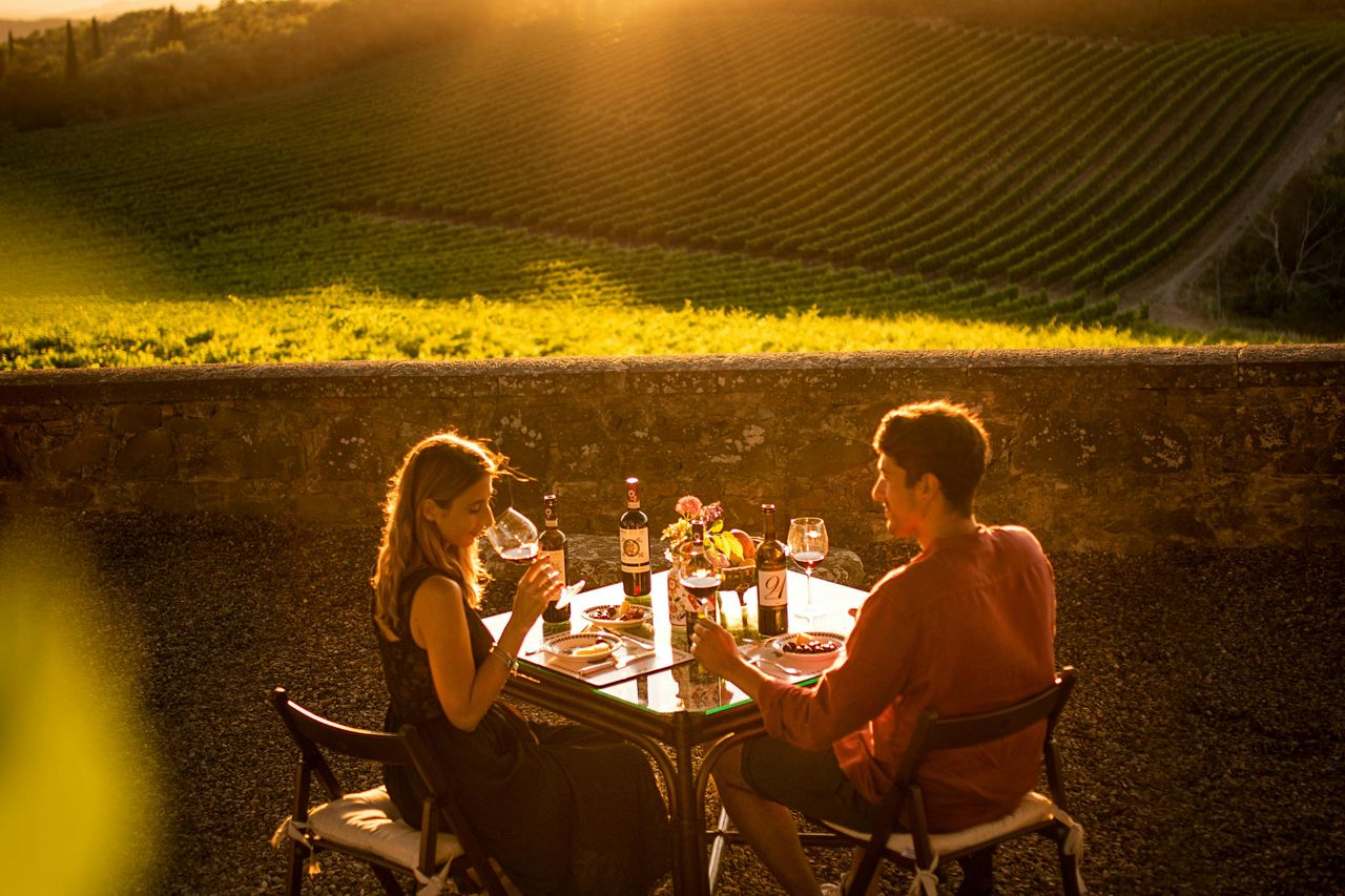 Siena: Degustazione di vino, olio e cibo Mocenni Premium presso un vigneto toscano