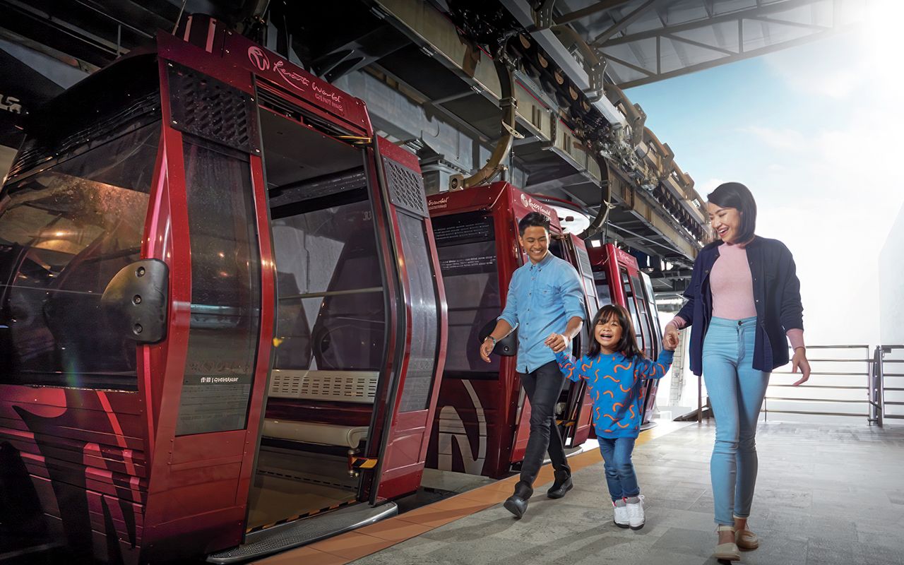 Combinazione funivia e parco a tema di Genting Highlands Premium Outlets