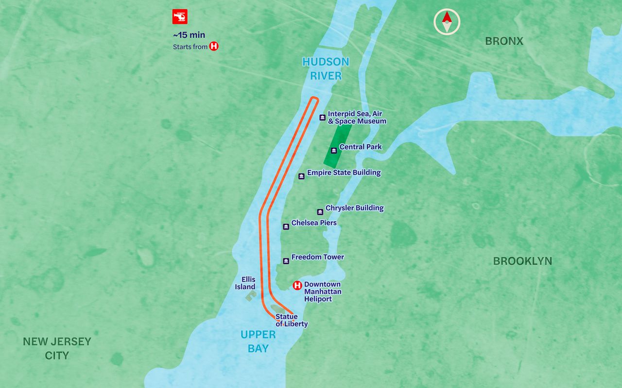 Tour in elicottero della città di New York — 2