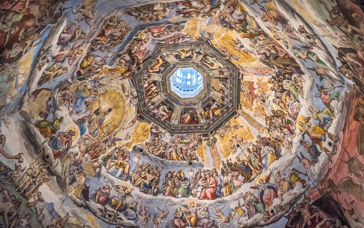 Accesso alla cattedrale di Santa Maria del Fiore con cupola del Brunelleschi — 3