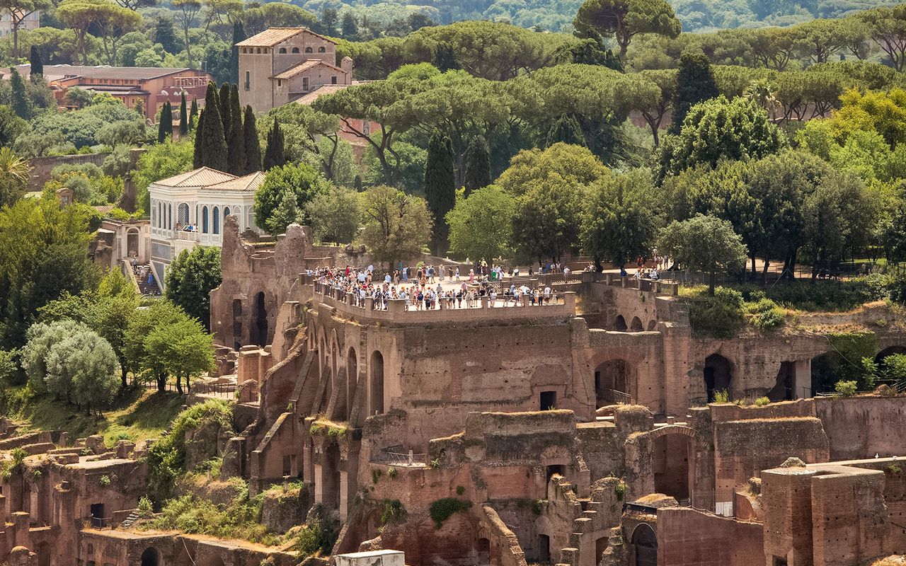 Colosseo, Colle Palatino e Foro Romano con tour guidato al piano dell'arena — 5