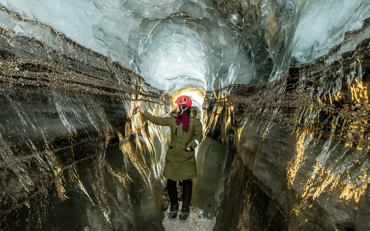Vik: tour guidato in piccolo gruppo della grotta di ghiaccio di Katla