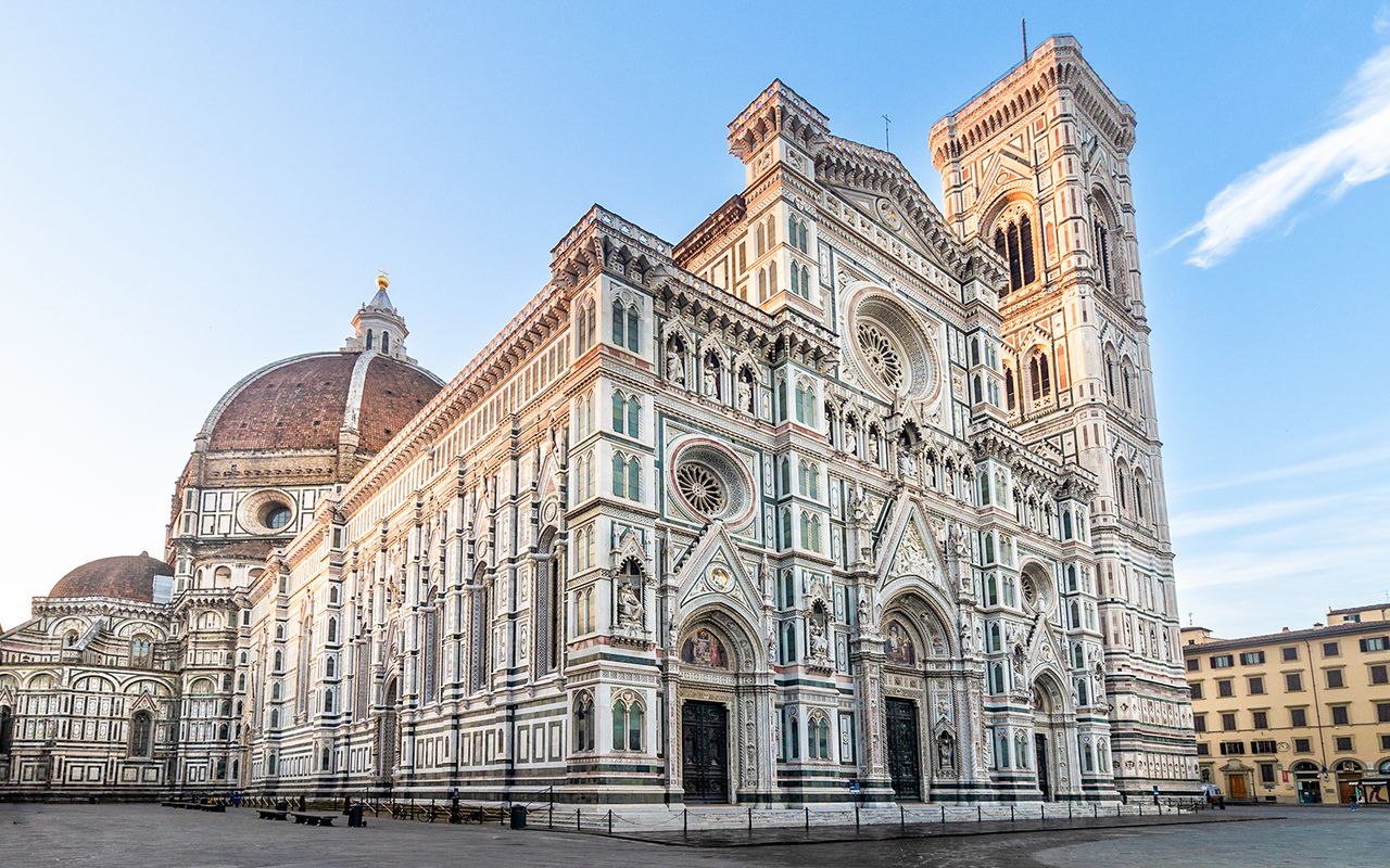 Accesso alla cattedrale di Santa Maria del Fiore con cupola del Brunelleschi — 4