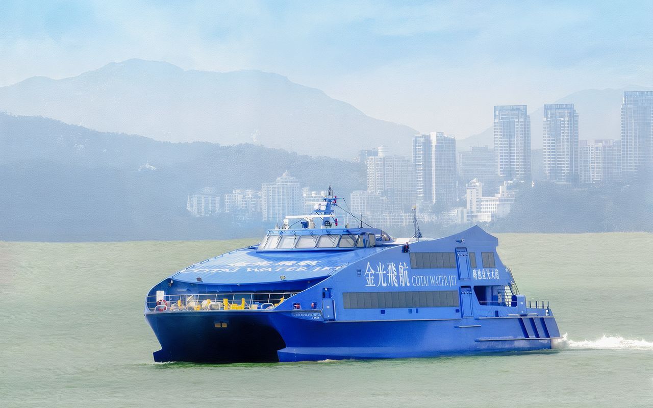 Biglietti di Cotai Water Jet: dal terminal dei traghetti Hong Kong-Macao al terminal dei traghetti Macao-Taipa 