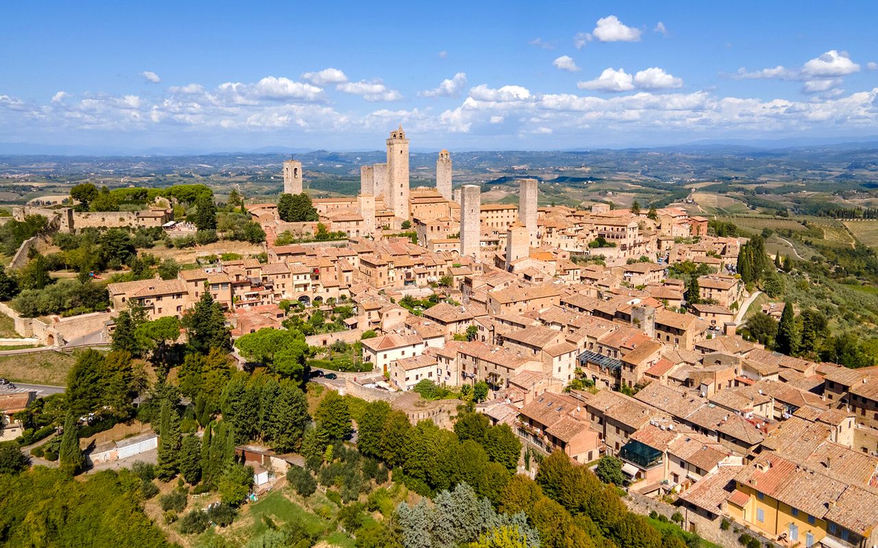 Da Firenze: tour in giornata di Siena e San Gimignano con degustazione di vini e pranzo