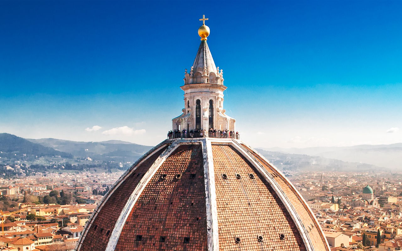 Accesso alla cattedrale di Santa Maria del Fiore con cupola del Brunelleschi — 6
