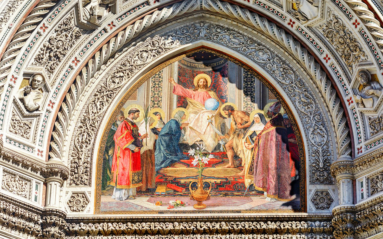 Accesso alla cattedrale di Santa Maria del Fiore con cupola del Brunelleschi — 8