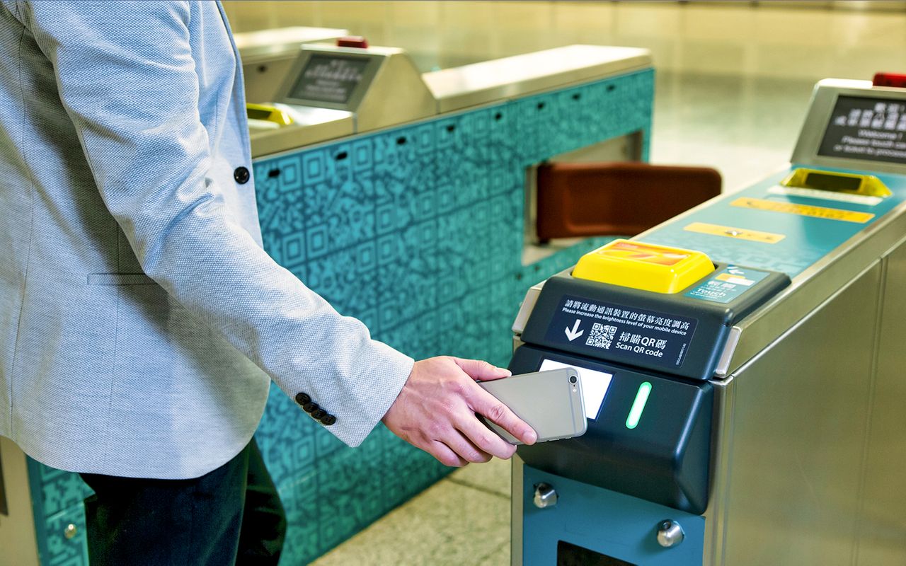 Biglietti di sola andata per l'aeroporto di Hong Kong [Codice QR di direzione] — 2