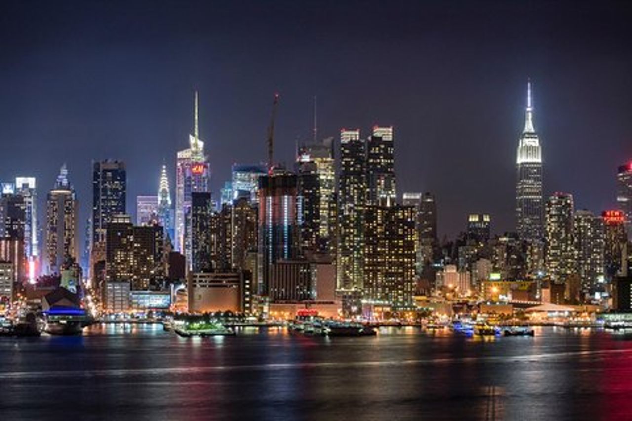 Skyline di New York City di notte Tour guidato