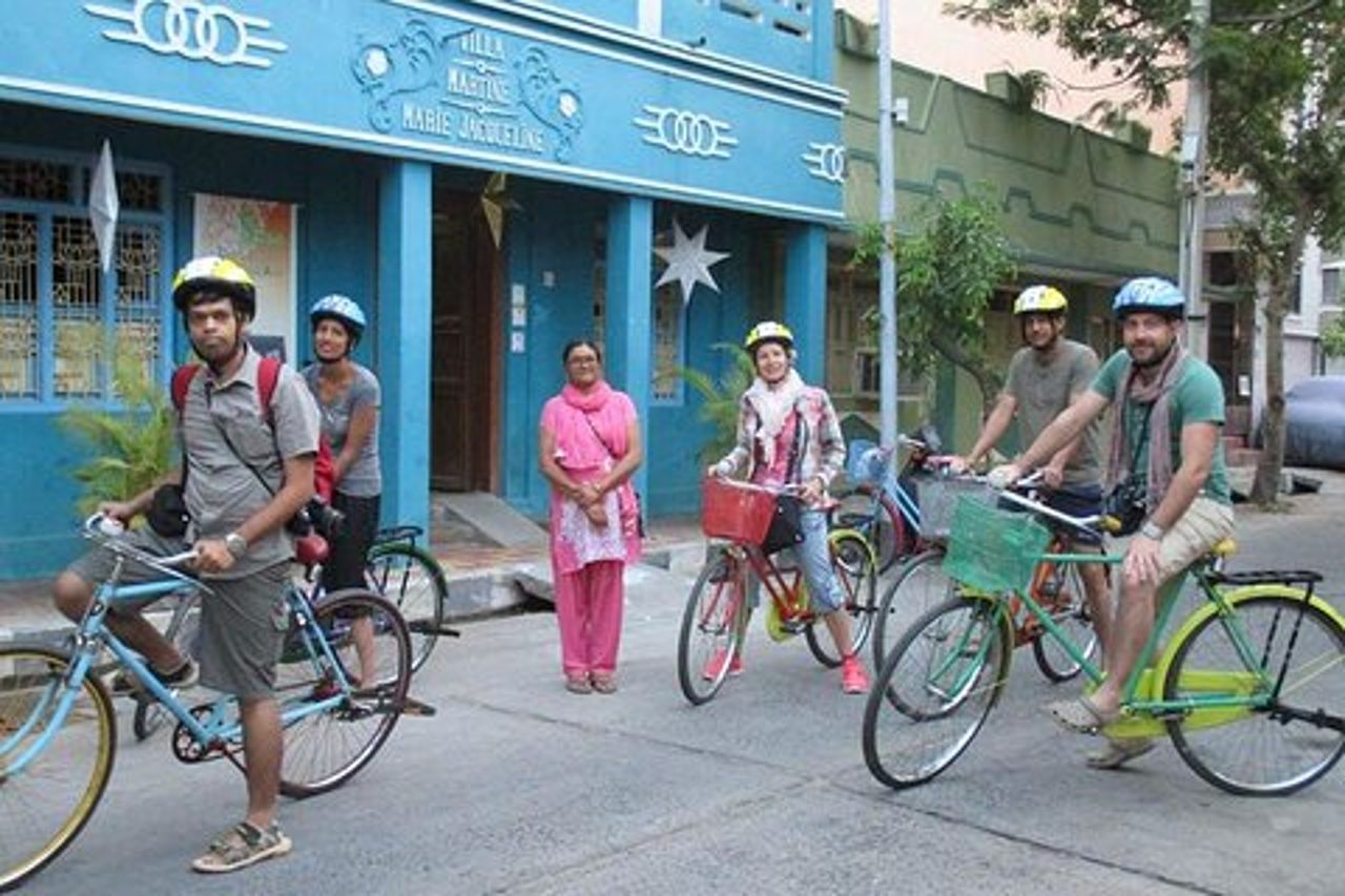 L'esclusivo tour in bici della città di Pondicherry