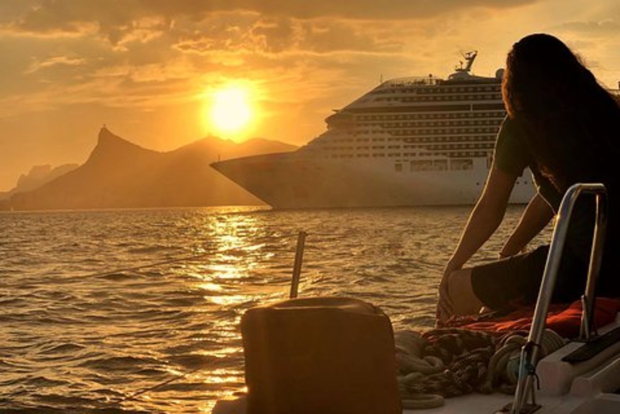 Tour in barca a vela al tramonto di Rio de Janeiro con bevande
