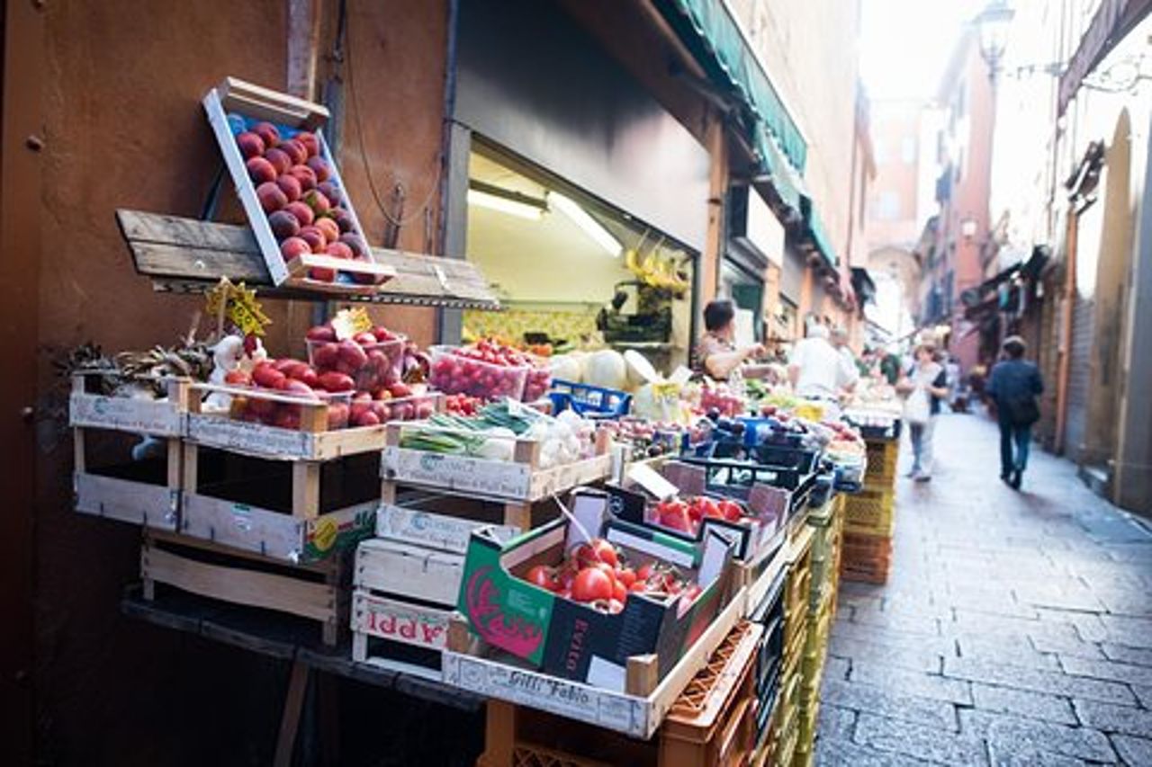 Tour del mercato privato, pranzo o cena e demo di cucina a Camogli