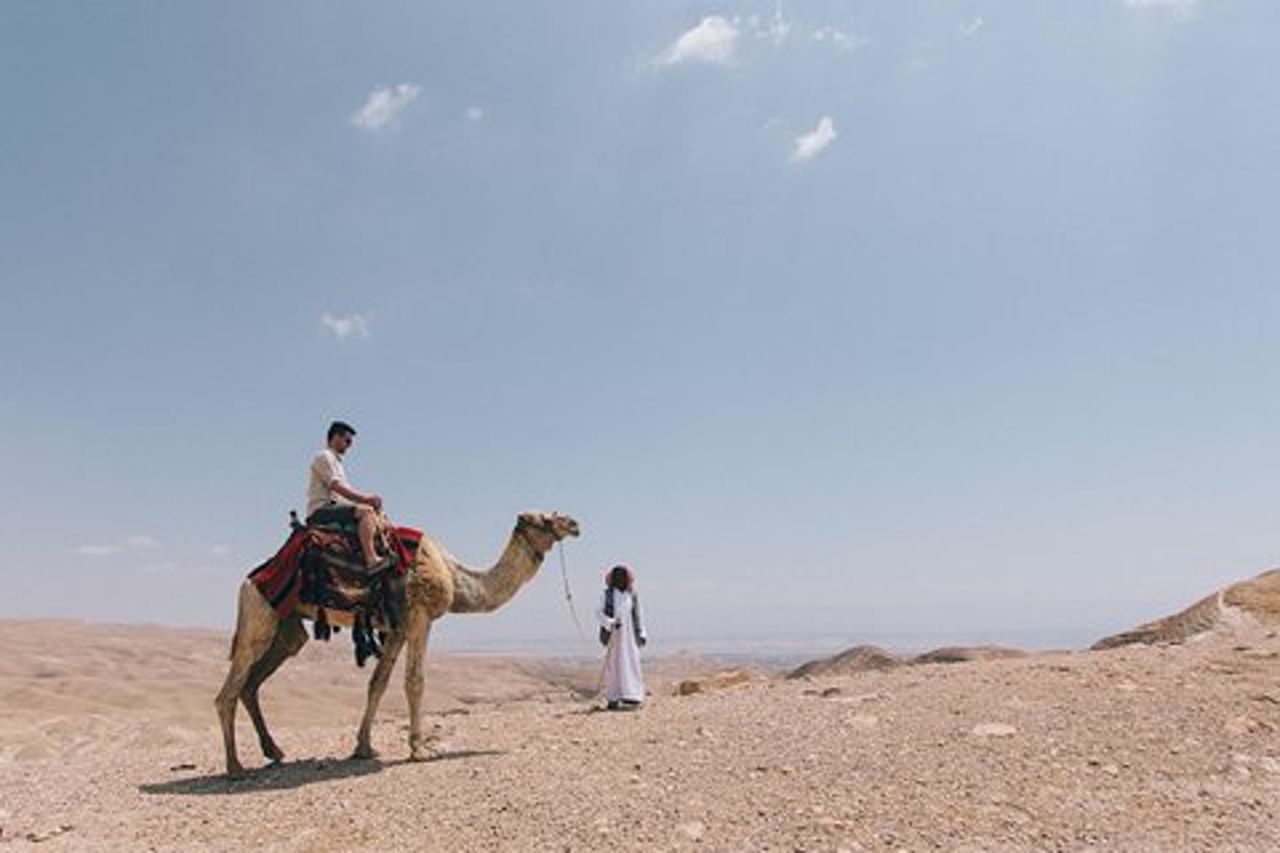 Safari nel deserto all'alba (Giro in cammello opzionale / colazione / falò)