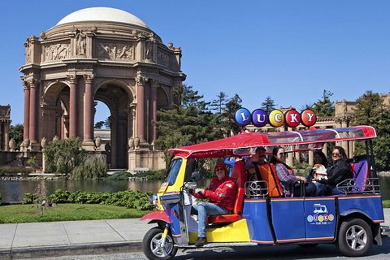Tour privato della città personalizzato di San Francisco - Lucky Tuk Tuk (max 6)