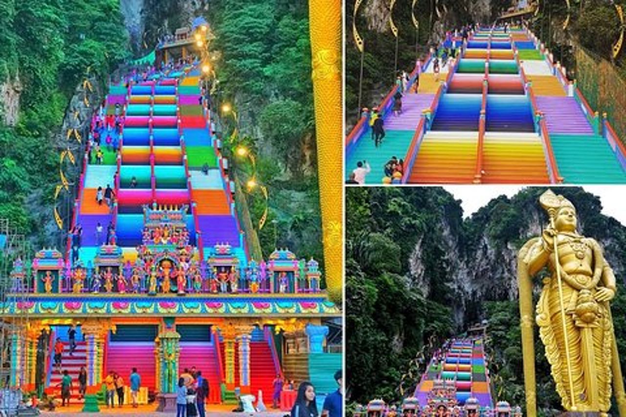 Tour della città di Batu Caves e Kuala Lumpur di un'intera giornata
