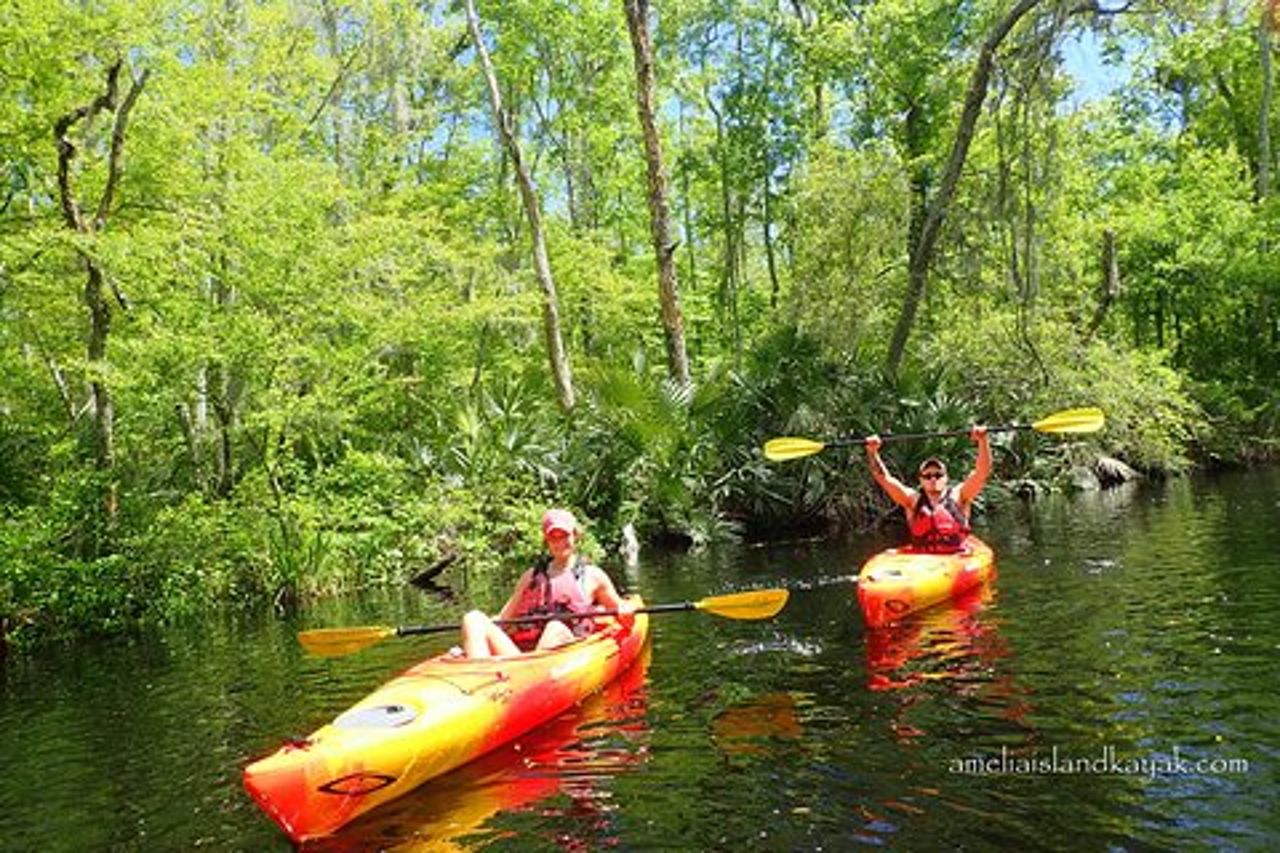 Esperienza di noleggio di kayak per famiglie autoguidata nella vecchia Florida