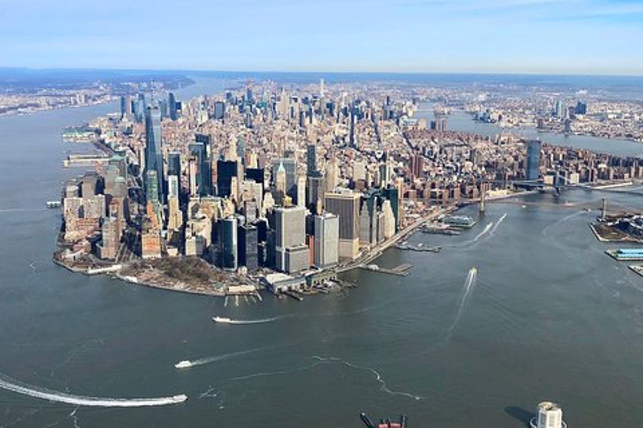 Tour in elicottero sullo skyline di New York City dal New Jersey