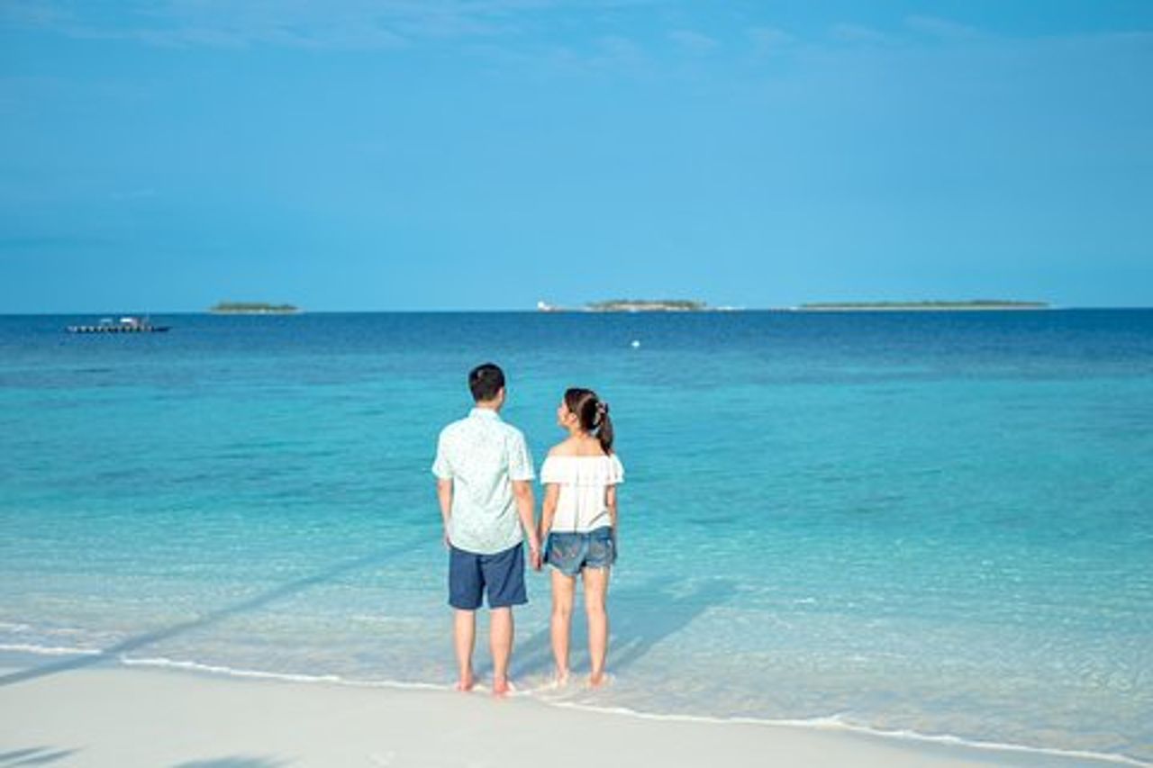 Sessione privata di fotografia di vacanza alle Maldive maschili