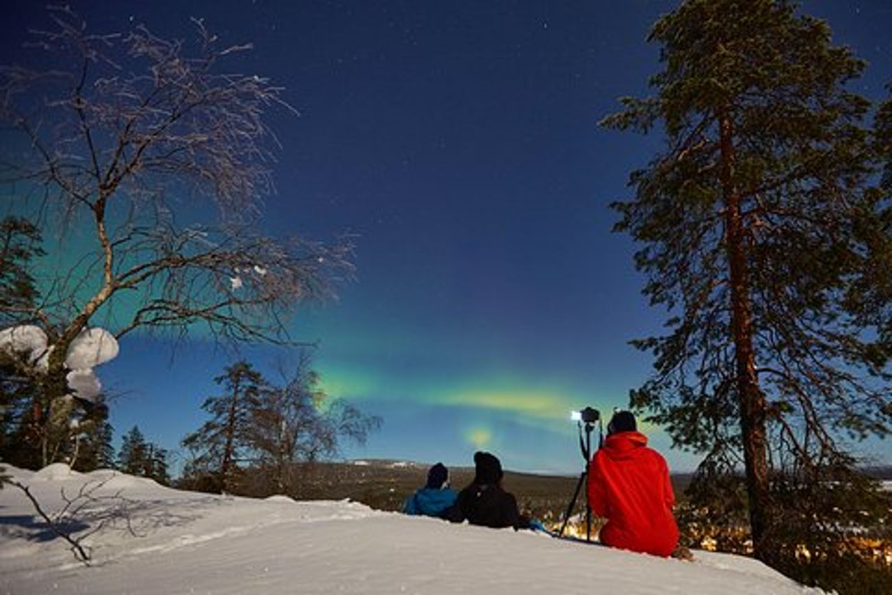 Catturare aurore a Pyhä