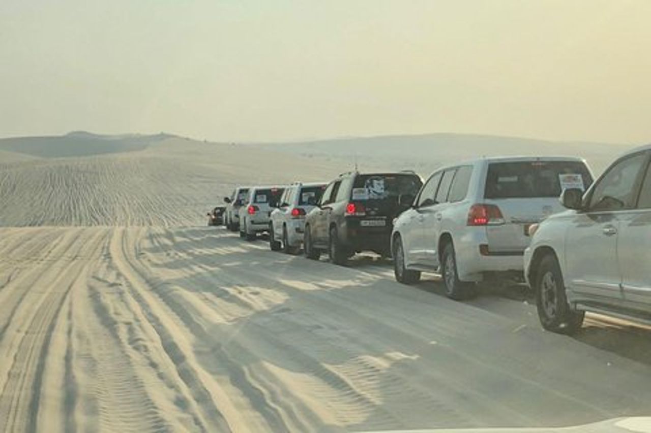 Safari nel deserto di 4 ore, giro in cammello e spiaggia del mare interno