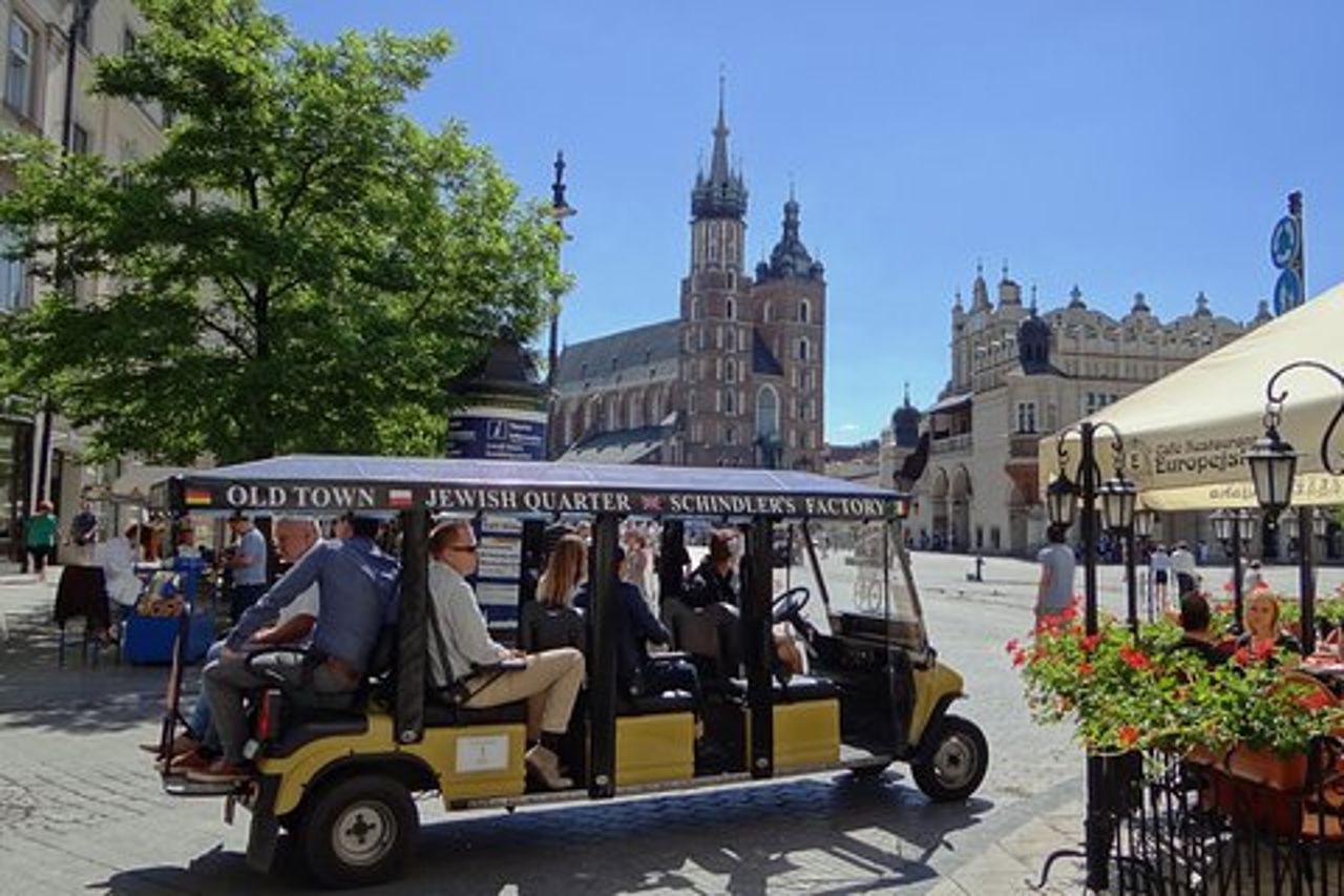 Tour della Grande Città di Cracovia in golf cart - Tutti e 3 i quartieri