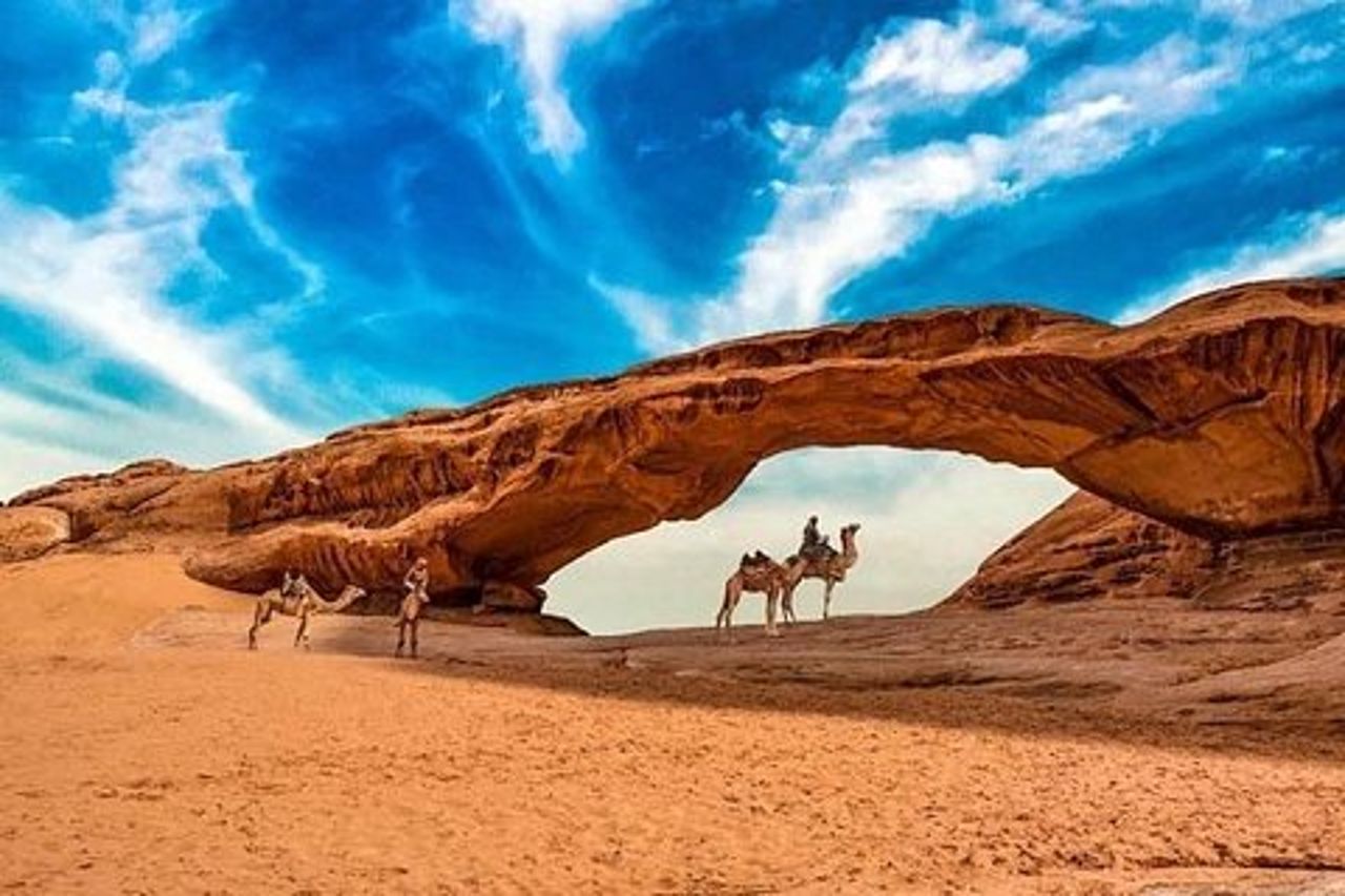 Tour di 4 giorni a Petra e Wadi Rum dall'aeroporto di Aqaba