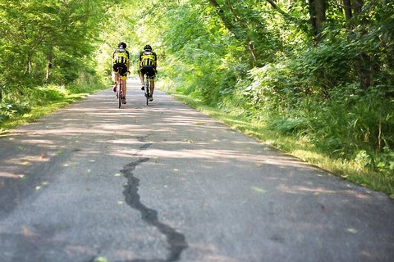 Camminare e andare in bicicletta