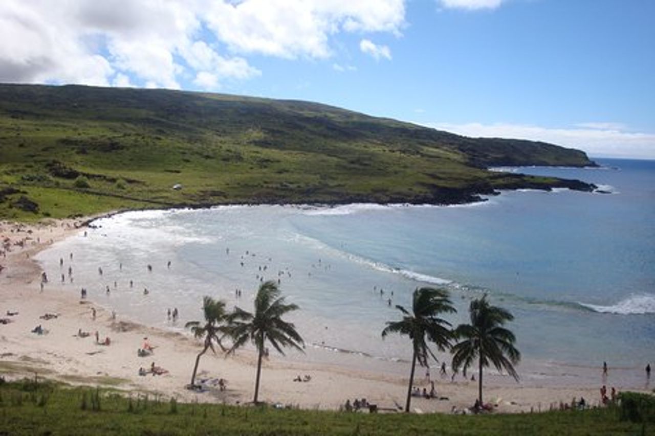 Anakena e Rapa Nui Culture nell'isola di pasqua