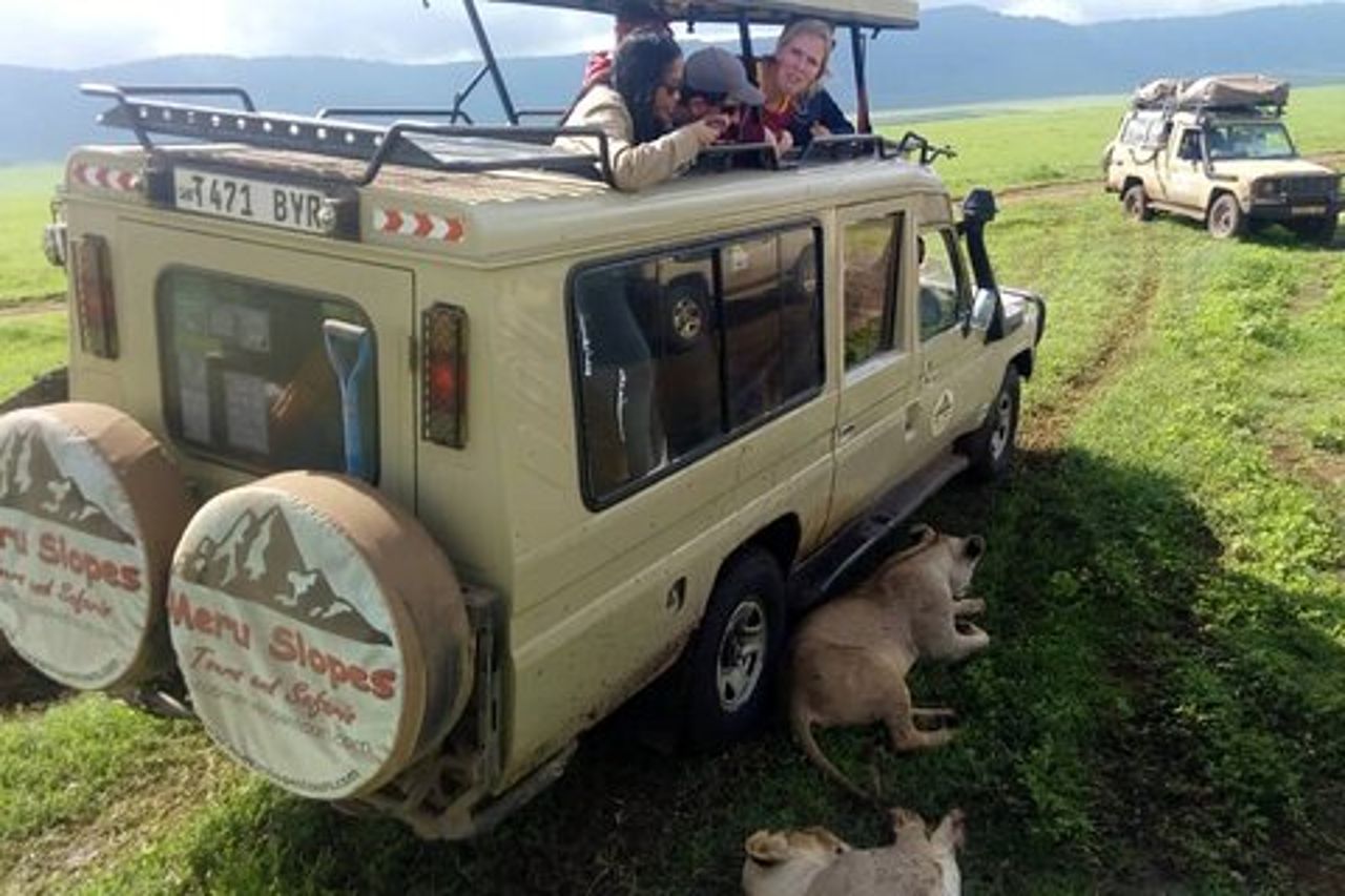 5 giorni in campeggio Tarangire, Serengeti e cratere di Ngorongoro e visita ai Maasai