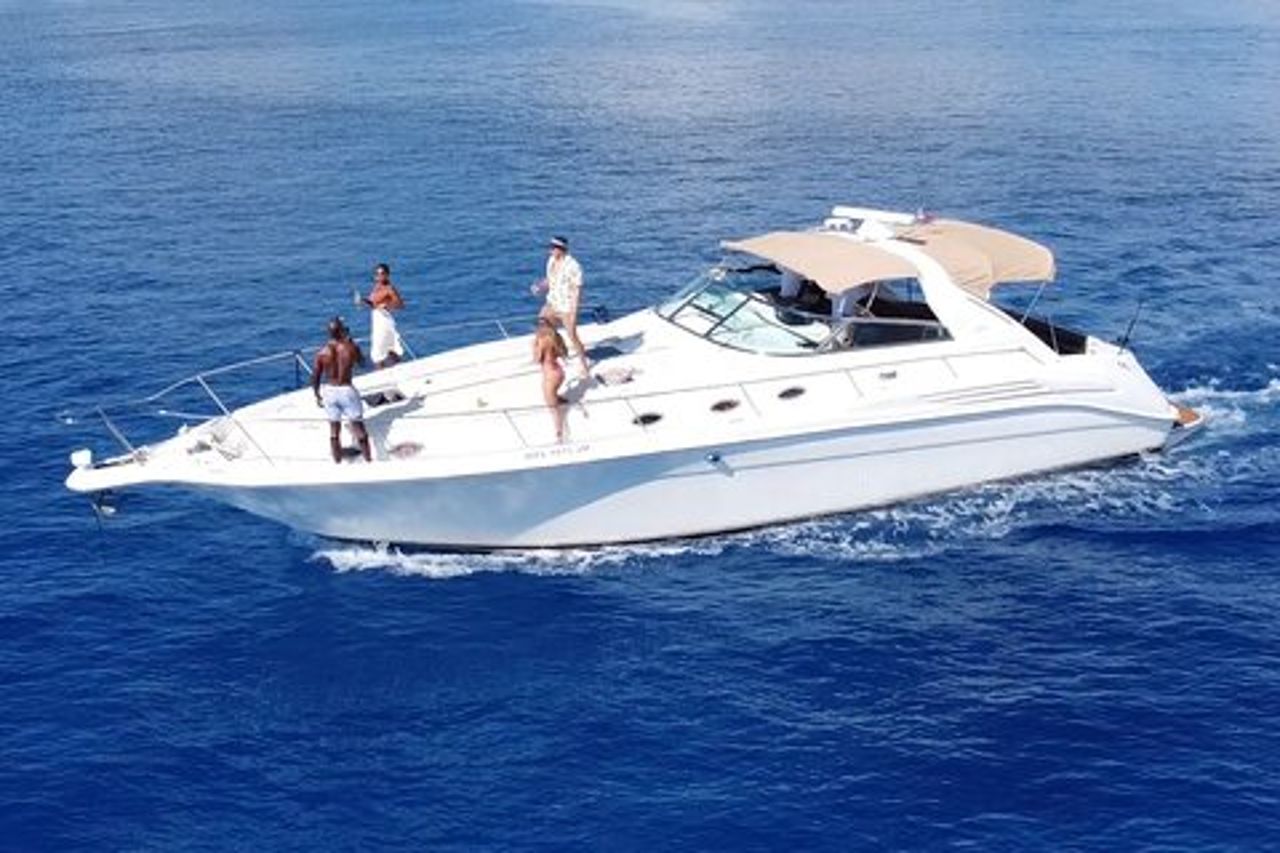 4 ore - Yacht privato di 48 piedi tutto compreso a Tulum e Playa del Carmen