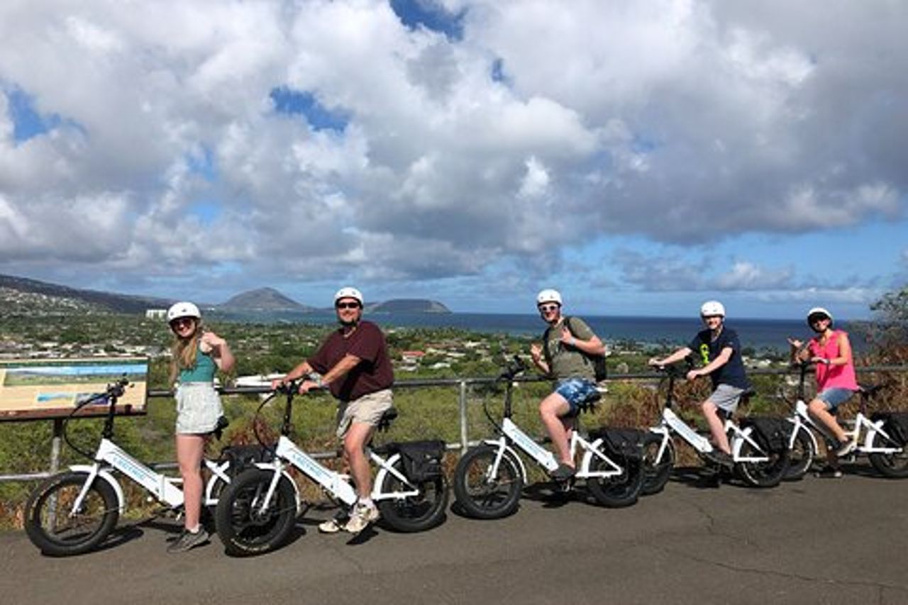 Tour panoramico in bici elettrica Diamond Head