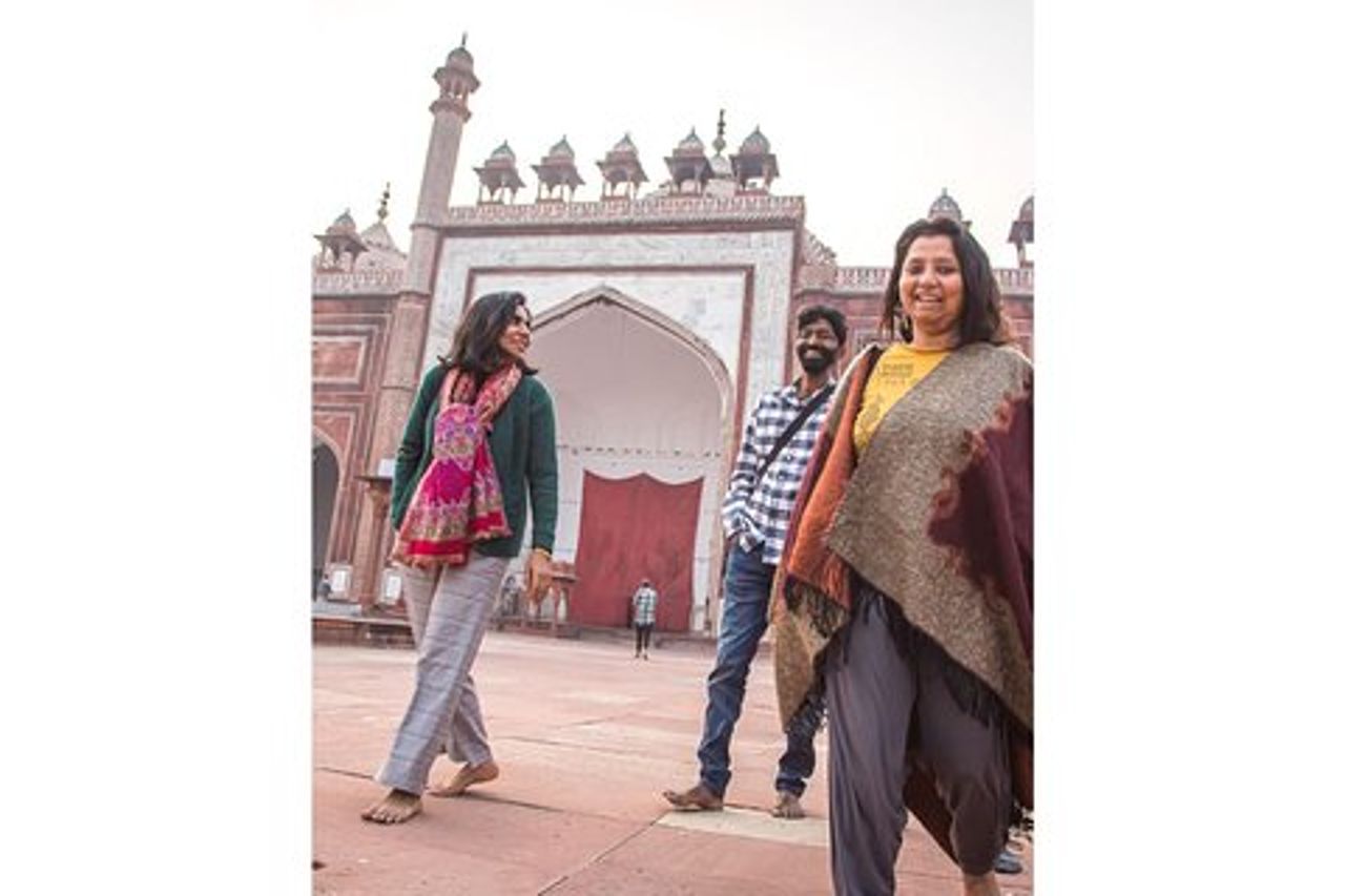 Passeggiata della città di Agra 101