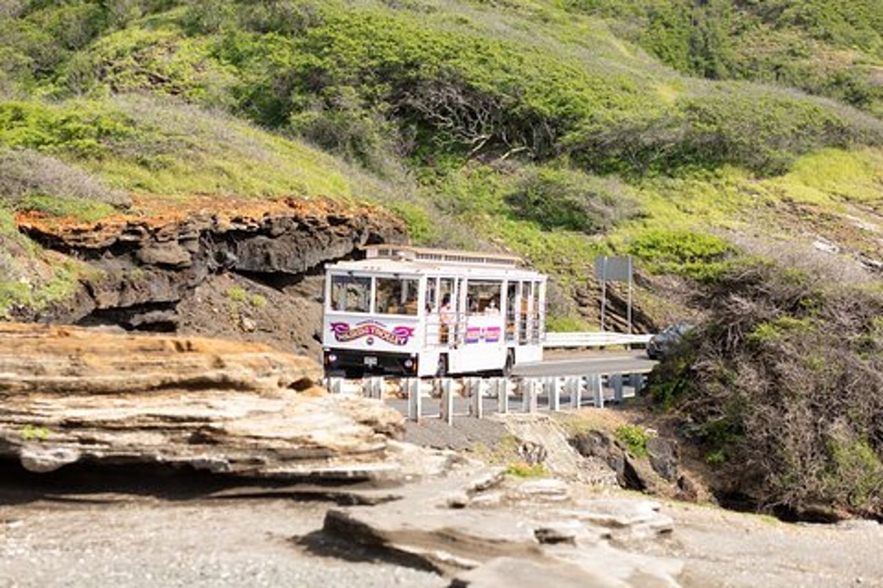 Waikiki Trolley Ocean View Linea Blu