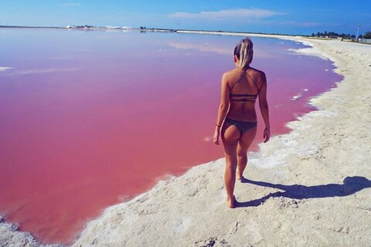 Giro turistico di Pink Lake e Flamingo a Rio Lagartos