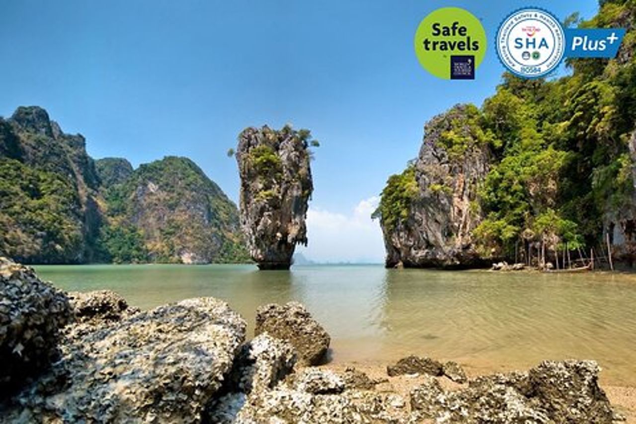 James Bond Island Canoeing 7 Point 5 Island In motoscafo da Phuket