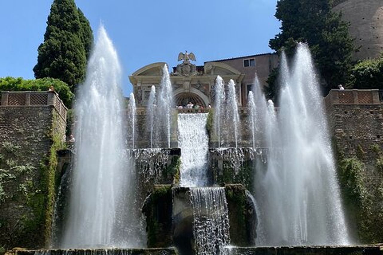 Gita di un giorno da Roma ai Giardini di Tivoli Guida turistica locale con autista privato