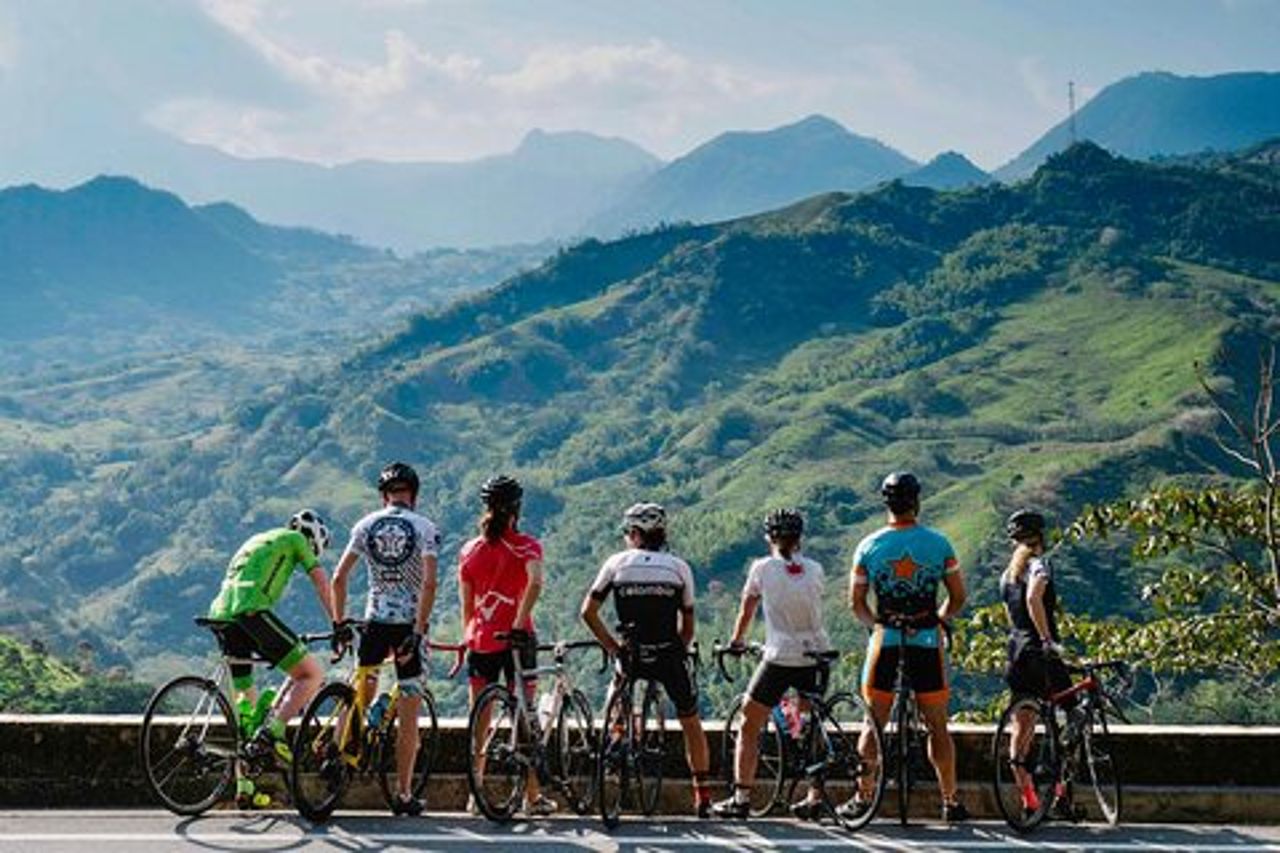 Giro in bicicletta in Colombia
