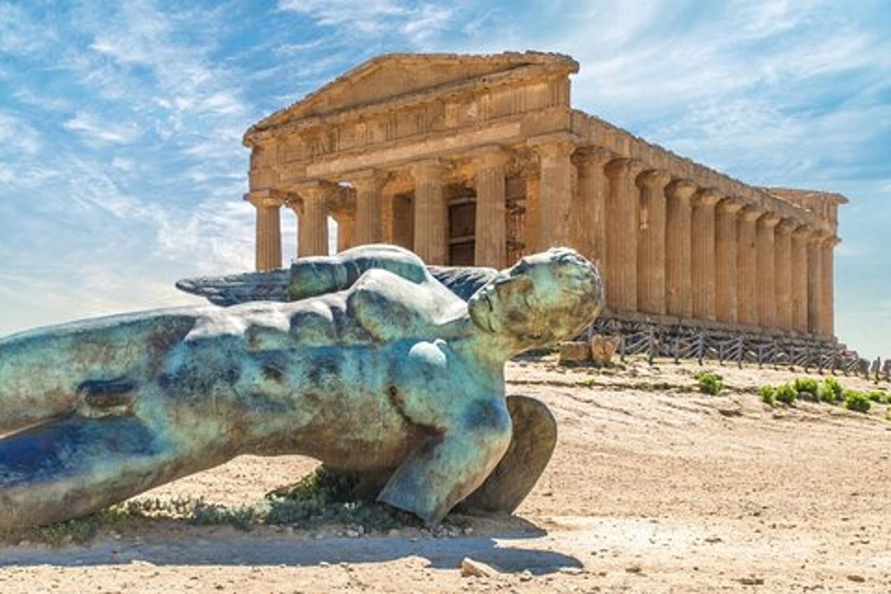 Tour di 8-Ore a Valle dei Templi e Scala dei Turchi da Palermo