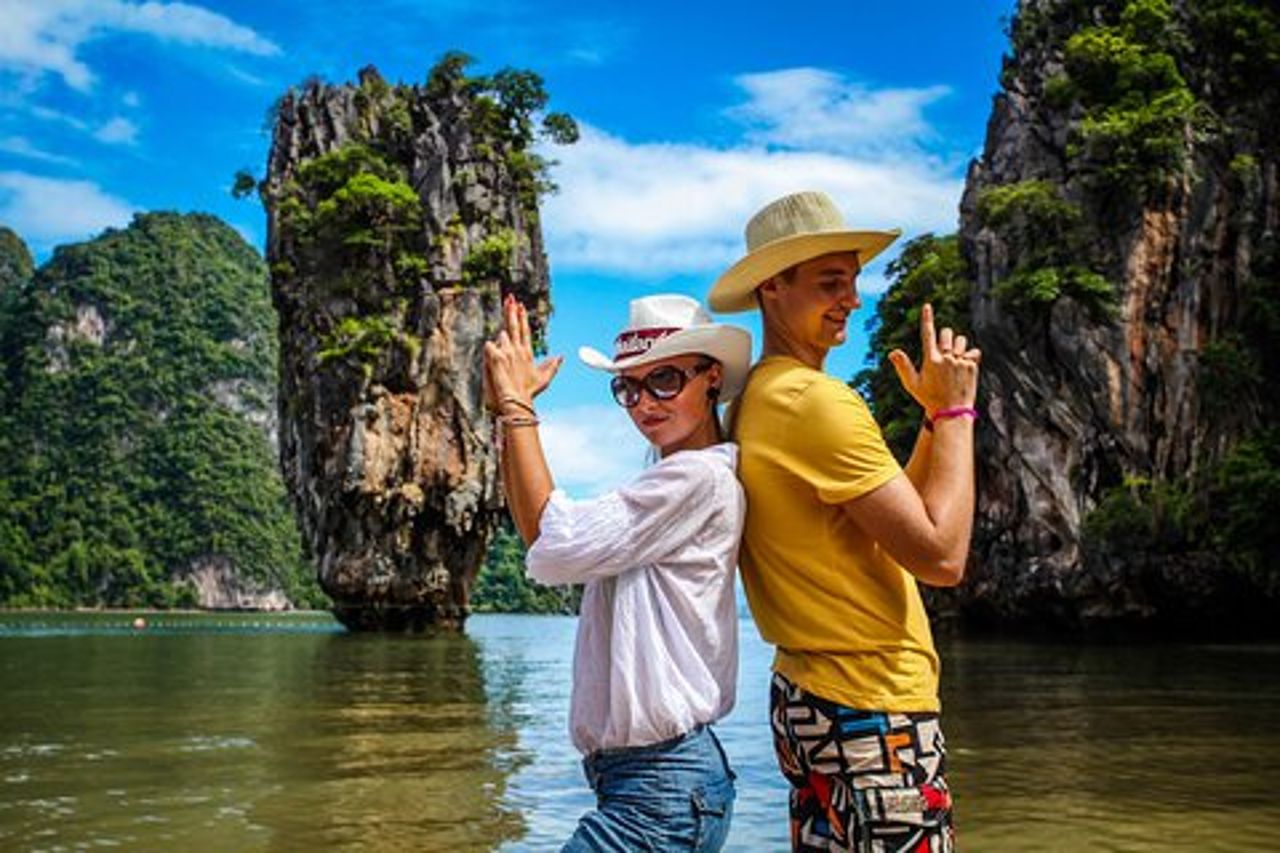 Isole James Bond e tour in canoa sul mare della baia di Phang Nga da Phuket