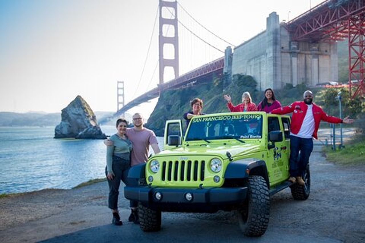 Tour privato in jeep all'aperto di San Francisco (3 ore, max 6)